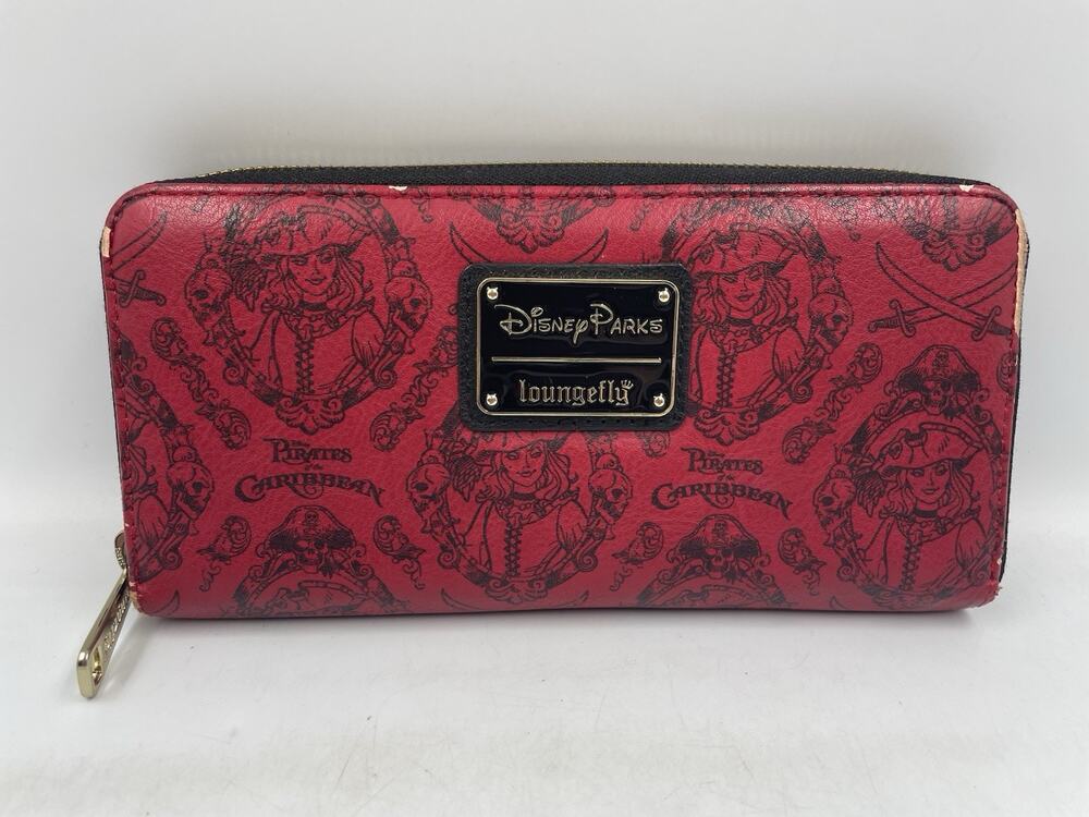 Vtg 2007 Disney Parks Loungefly Pirates of the Caribbean "Redd" Wallet - RARE